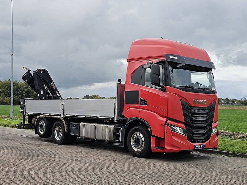 Iveco S-WAY AS260S46 6X2-4 HIAB 155-E2 - Camión caja abierta, Camión grúa: foto 5 Iveco S-WAY AS260S46 6X2-4 HIAB 155-E2 - Camión caja abierta, Camión grúa: foto 5
