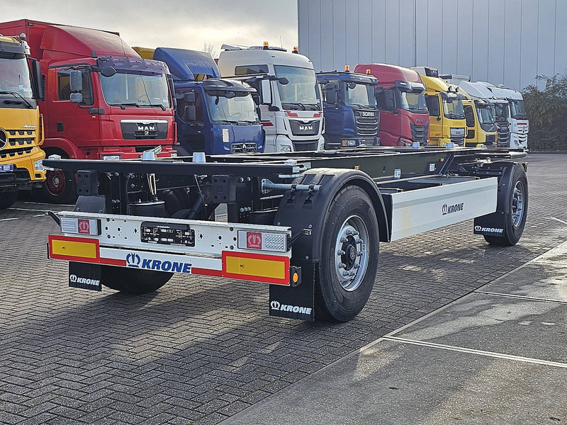 Krone AZ DB07CLNF - Remolque portacontenedore/ Intercambiable: foto 2 Krone AZ DB07CLNF - Remolque portacontenedore/ Intercambiable: foto 2