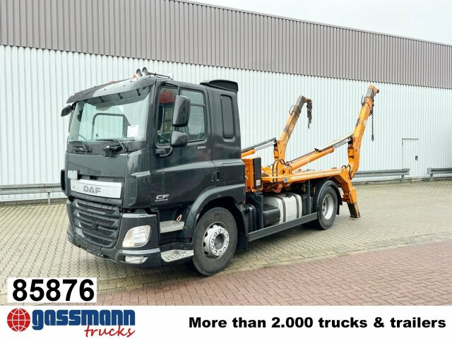DAF CF 290 4x2, Tele-Absetzer - Camión portacontenedor de cadenas: foto 1 DAF CF 290 4x2, Tele-Absetzer - Camión portacontenedor de cadenas: foto 1