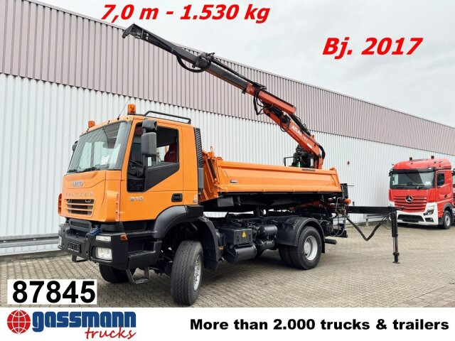 Iveco Trakker AD190T31W 4x4, absattelbarer Heckkran - Camión volquete, Camión grúa: foto 1 Iveco Trakker AD190T31W 4x4, absattelbarer Heckkran - Camión volquete, Camión grúa: foto 1
