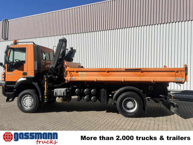 Camión volquete, Camión grúa Iveco Trakker AD190T36WP 4x4, Widi-Platte,: foto 11