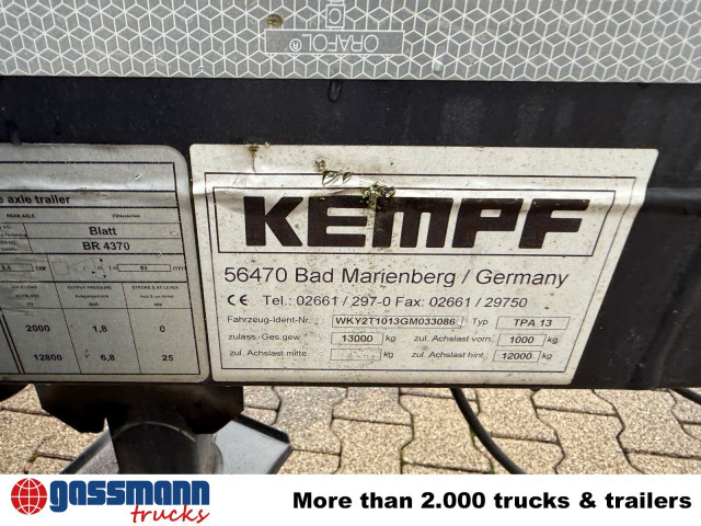 Kempf TPA 13 Anhänger für Absetzcontainer - Remolque portacontenedore/ Intercambiable: foto 3 Kempf TPA 13 Anhänger für Absetzcontainer - Remolque portacontenedore/ Intercambiable: foto 3