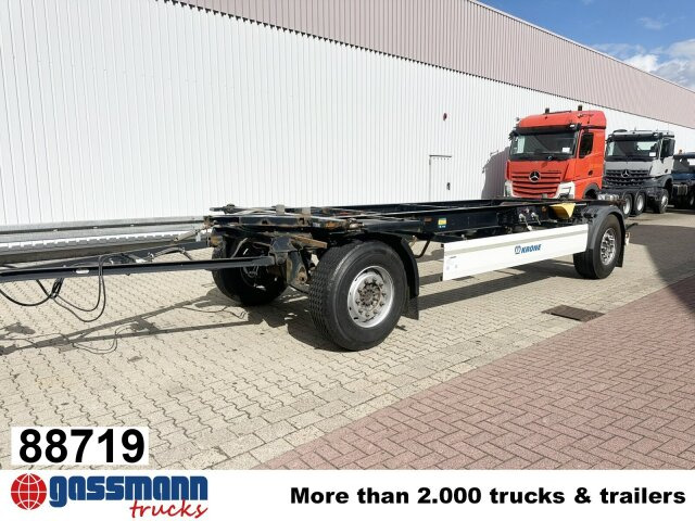 Krone AZW 18 - Remolque portacontenedore/ Intercambiable: foto 1 Krone AZW 18 - Remolque portacontenedore/ Intercambiable: foto 1