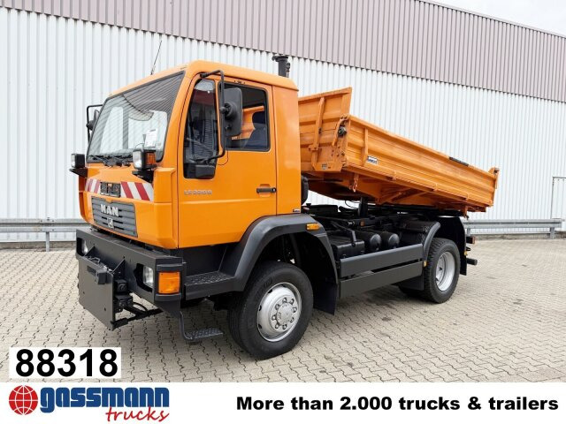 MAN 14.225 LAK 4x4 BB, Winterdienstausstattung - Camión volquete: foto 1 MAN 14.225 LAK 4x4 BB, Winterdienstausstattung - Camión volquete: foto 1