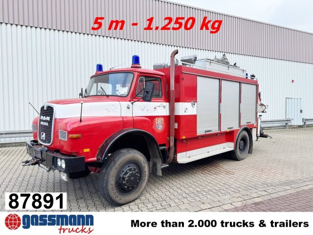 MAN 16.168 HAK 4x4, Seilwinde, Heckkran Hiab 650/1 - Ambulancia: foto 1 MAN 16.168 HAK 4x4, Seilwinde, Heckkran Hiab 650/1 - Ambulancia: foto 1