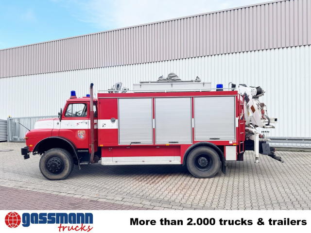 MAN 16.168 HAK 4x4, Seilwinde, Heckkran Hiab 650/1 - Camión de bomberos: foto 2 MAN 16.168 HAK 4x4, Seilwinde, Heckkran Hiab 650/1 - Camión de bomberos: foto 2