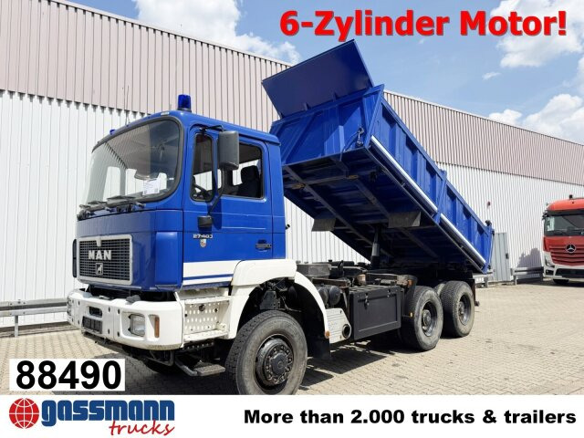 MAN 27.403 6x6 BB, EX-THW - Camión volquete: foto 1 MAN 27.403 6x6 BB, EX-THW - Camión volquete: foto 1