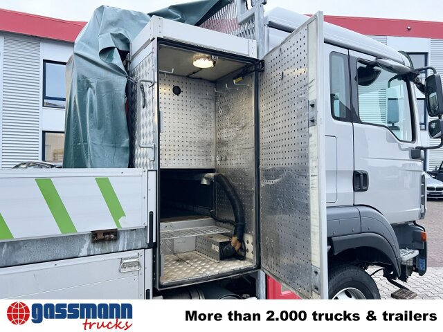 MAN TGM 13/15.290 4X4 BL, Seilwinde - Camión caja abierta: foto 4 MAN TGM 13/15.290 4X4 BL, Seilwinde - Camión caja abierta: foto 4