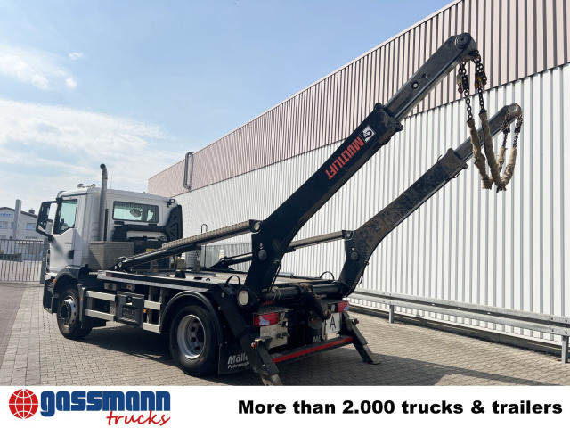 Camión portacontenedor de cadenas MAN TGM 18.320 4x2 BL, Hiab Tele-Absetzanlage, Funk: foto 10 Camión portacontenedor de cadenas MAN TGM 18.320 4x2 BL, Hiab Tele-Absetzanlage, Funk: foto 10