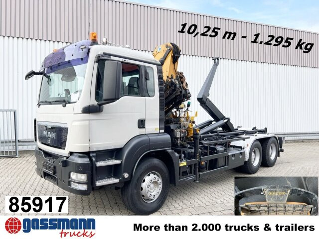 MAN TGS 33.440 6X4 BL mit Kran Effer 165-3S, Funk - Camión multibasculante, Camión grúa: foto 1 MAN TGS 33.440 6X4 BL mit Kran Effer 165-3S, Funk - Camión multibasculante, Camión grúa: foto 1