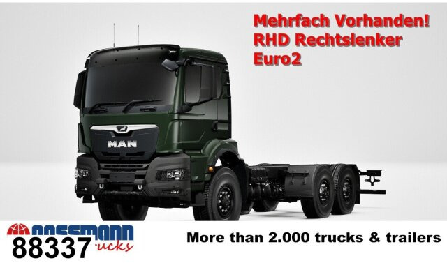 MAN TGS 33.440 6x6 BB CH RHD, Euro2, Rechtslenker, - Camión chasis: foto 1 MAN TGS 33.440 6x6 BB CH RHD, Euro2, Rechtslenker, - Camión chasis: foto 1