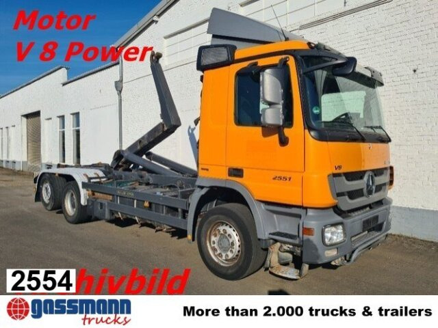 Mercedes-Benz Actros 2551L/6x2,Meiller, Lenk-Liftachse V 8 - Camión multibasculante: foto 1 Mercedes-Benz Actros 2551L/6x2,Meiller, Lenk-Liftachse V 8 - Camión multibasculante: foto 1