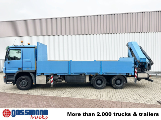 Mercedes-Benz Actros 2741 L 6x4, Twist-Lock ausz. auf 3m, - Camión caja abierta, Camión grúa: foto 2 Mercedes-Benz Actros 2741 L 6x4, Twist-Lock ausz. auf 3m, - Camión caja abierta, Camión grúa: foto 2