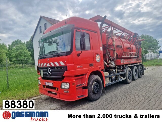 Mercedes-Benz Actros 3246 L 8x2, Hellmers Saug- und Spülwagen - Barredora vial: foto 1 Mercedes-Benz Actros 3246 L 8x2, Hellmers Saug- und Spülwagen - Barredora vial: foto 1