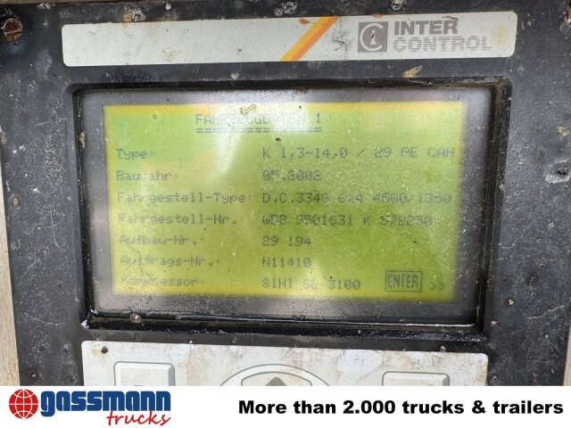 Mercedes-Benz Actros 3348 6x4, V8, Kroll Saug-/Spülwagen ca. - Barredora vial: foto 2 Mercedes-Benz Actros 3348 6x4, V8, Kroll Saug-/Spülwagen ca. - Barredora vial: foto 2