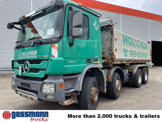 Camión volquete Mercedes-Benz Actros MP III 3544/8x4/4, 3 Pedale: foto 10