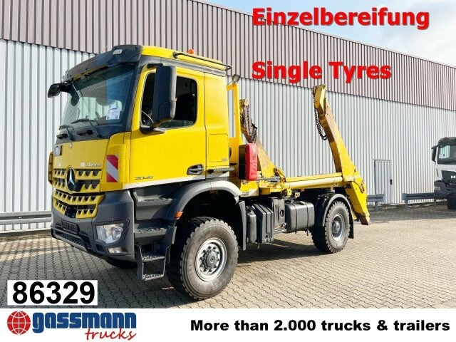 Mercedes-Benz Arocs 2045 AK 4x4, GROUNDER, Funk - Camión portacontenedor de cadenas: foto 1 Mercedes-Benz Arocs 2045 AK 4x4, GROUNDER, Funk - Camión portacontenedor de cadenas: foto 1