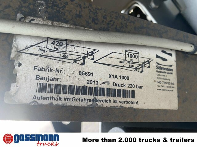 Mercedes-Benz Atego 816 4x2 mit Sörensen LBW - Camión caja cerrada: foto 4 Mercedes-Benz Atego 816 4x2 mit Sörensen LBW - Camión caja cerrada: foto 4