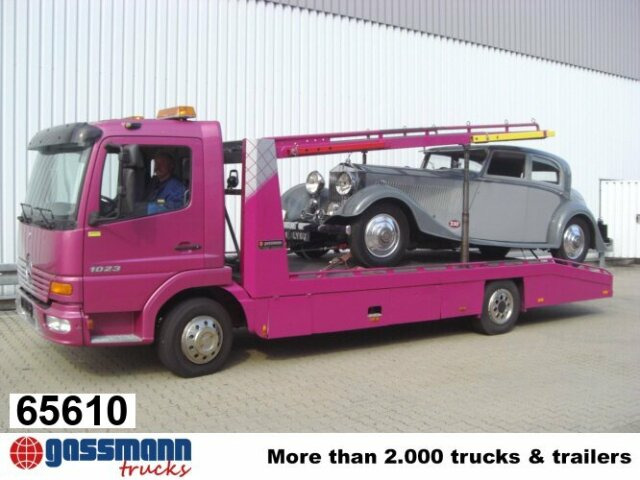 Mercedes-Benz Atego 817L 4x2, Autotransporter, 2x - Camión portavehículos: foto 1 Mercedes-Benz Atego 817L 4x2, Autotransporter, 2x - Camión portavehículos: foto 1