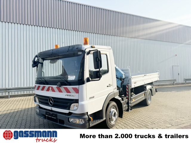 Mercedes-Benz Atego 818 K 4x2 mit Kran Atlas AK 50.1-A2 - Camión volquete, Camión grúa: foto 2 Mercedes-Benz Atego 818 K 4x2 mit Kran Atlas AK 50.1-A2 - Camión volquete, Camión grúa: foto 2
