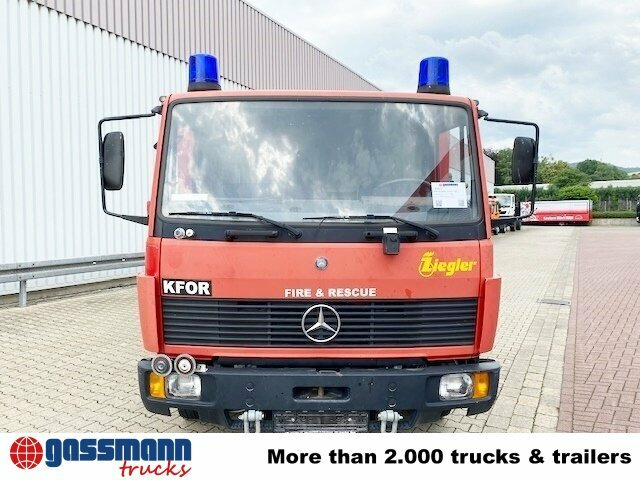 Camión caja cerrada Mercedes-Benz LK 814 F 4x2, Ziegler RW1, 6-Zylinder Motor: foto 8