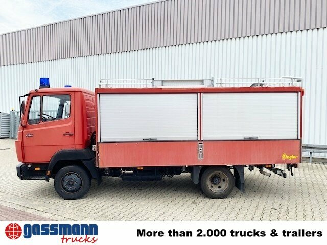 Camión caja cerrada Mercedes-Benz LK 814 F 4x2, Ziegler RW1, 6-Zylinder Motor: foto 13