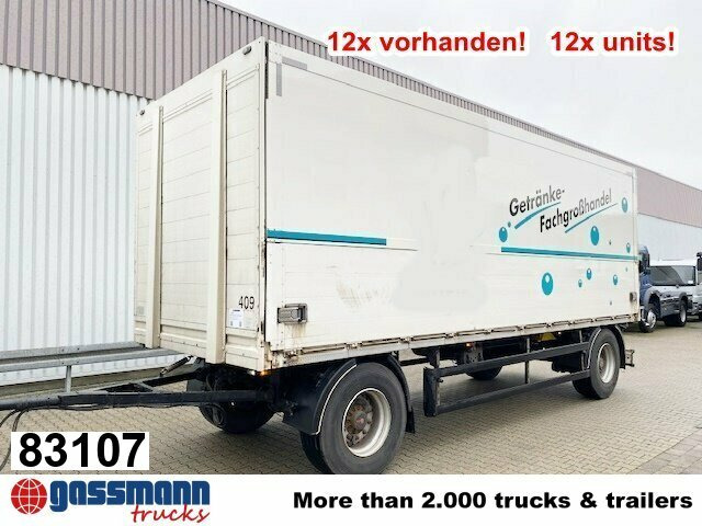 Orten PRASQ 18 Getränkeanhänger, Stapleraufnahme, - Remolque caja cerrada: foto 1 Orten PRASQ 18 Getränkeanhänger, Stapleraufnahme, - Remolque caja cerrada: foto 1