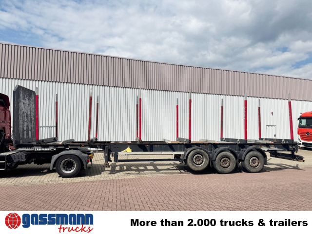 Schwarzmüller 3-Achs Holzauflieger, Liftachse, MEHRFACH - Semirremolque maderero: foto 2 Schwarzmüller 3-Achs Holzauflieger, Liftachse, MEHRFACH - Semirremolque maderero: foto 2