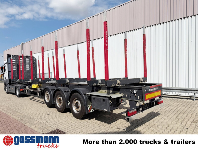 Schwarzmüller 3-Achs Holzauflieger, Liftachse, MEHRFACH - Semirremolque maderero: foto 5 Schwarzmüller 3-Achs Holzauflieger, Liftachse, MEHRFACH - Semirremolque maderero: foto 5