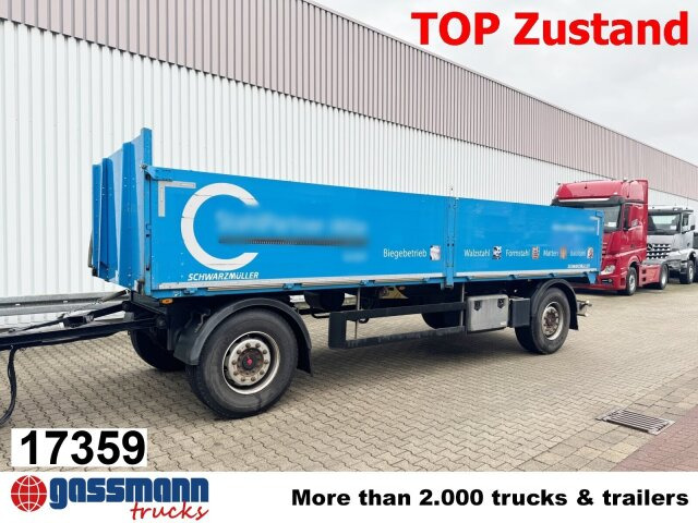 Schwarzmüller T-Serie, TOP-Zustand - Remolque plataforma/ Caja abierta: foto 1 Schwarzmüller T-Serie, TOP-Zustand - Remolque plataforma/ Caja abierta: foto 1