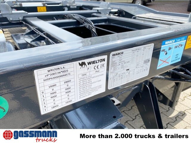 Wielton PS2P70B Abrollanhänger bis 7,25 m Behälter - Remolque multilift/ Portacontenedores de cadenas: foto 5 Wielton PS2P70B Abrollanhänger bis 7,25 m Behälter - Remolque multilift/ Portacontenedores de cadenas: foto 5