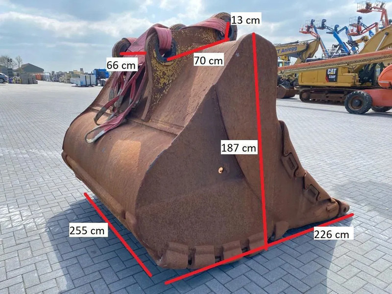 Cazo para Maquinaria de construcción Caterpillar 390 TOOTH BUCKET | TEETH BUCKET | SCHAUFEL: foto 7