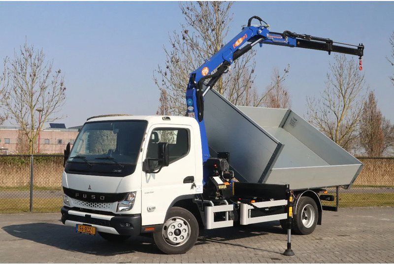 FUSO Canter 7C18 | 4X2 | 3-WAY TIPPER | PM 6.5 KRAN /CRANE - Furgoneta basculante: foto 1 FUSO Canter 7C18 | 4X2 | 3-WAY TIPPER | PM 6.5 KRAN /CRANE - Furgoneta basculante: foto 1