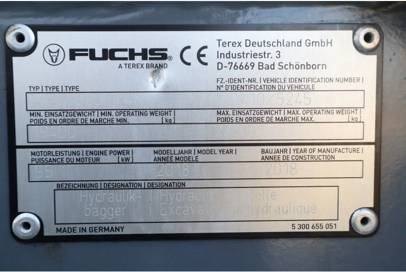Manipulador de materiales Fuchs MHL 320 | PEEL GRAB | UMSCHLAG | GOOD TIRES: foto 20 Manipulador de materiales Fuchs MHL 320 | PEEL GRAB | UMSCHLAG | GOOD TIRES: foto 20