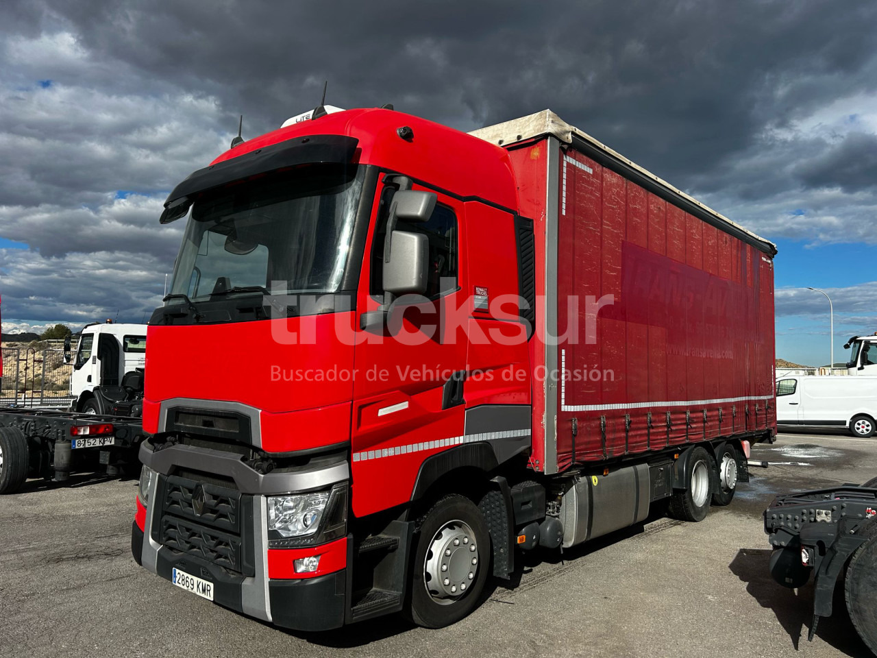 RENAULT T480 HIGH SLEEPER CAB 6X2*4 ejes 6x2*4 - Camión lona: foto 1 RENAULT T480 HIGH SLEEPER CAB 6X2*4 ejes 6x2*4 - Camión lona: foto 1