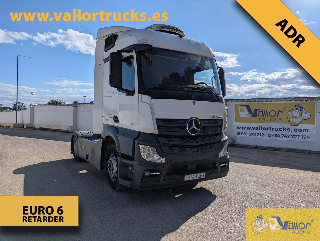 MERCEDES-BENZ Actros 1845LS - Cabeza tractora: foto 2 MERCEDES-BENZ Actros 1845LS - Cabeza tractora: foto 2