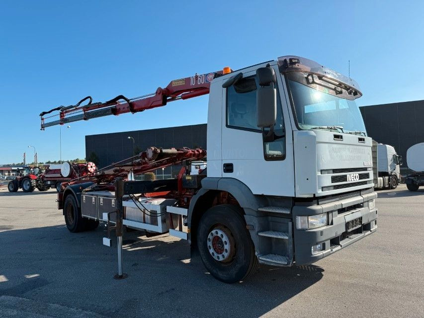 Iveco EuroTech Cursor 190E31 4x2 Tipper / HMF 1060 B3 - Camión grúa: foto 2 Iveco EuroTech Cursor 190E31 4x2 Tipper / HMF 1060 B3 - Camión grúa: foto 2