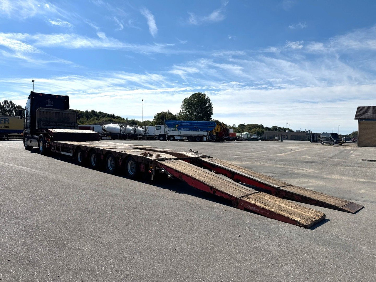 Kel-Berg Faymonville 4 axle Ausziehbar Tieflader - Semirremolque góndola rebajadas: foto 5 Kel-Berg Faymonville 4 axle Ausziehbar Tieflader - Semirremolque góndola rebajadas: foto 5