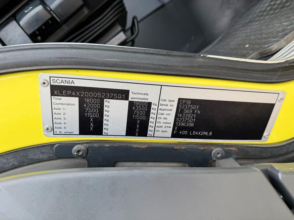 Camión caja abierta, Camión grúa Scania P400 LB 4x2 MLB Euro 5 - 324 tkm.: foto 18