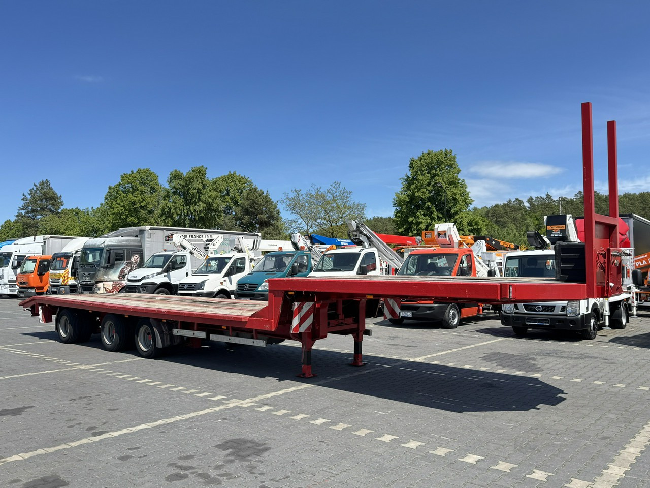 Blumhardt Niskopodwozie SAL 40.24 3-Osie BPW Tylna Skrętna - Semirremolque góndola rebajadas: foto 1 Blumhardt Niskopodwozie SAL 40.24 3-Osie BPW Tylna Skrętna - Semirremolque góndola rebajadas: foto 1