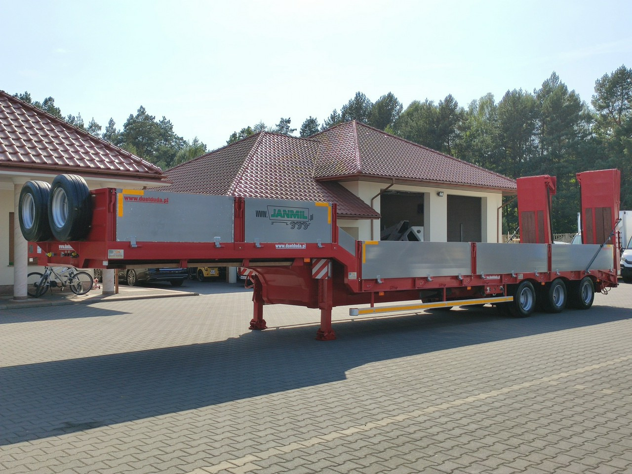 Semirremolque góndola rebajadas Bodex JANMIL Burtówka Laweta Niskopodłogowa Podczołgówka 3-Osie: foto 17