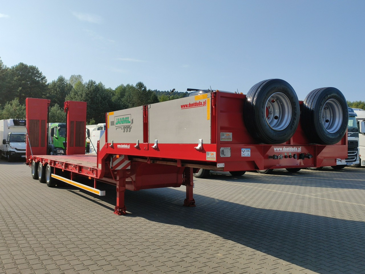 Semirremolque góndola rebajadas Bodex JANMIL Burtówka Laweta Niskopodłogowa Podczołgówka 3-Osie: foto 40