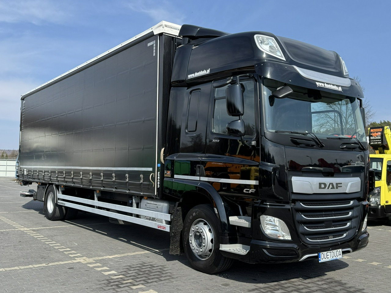 DAF CF 320 E6 Winda Firana Tył Drzwi Dach Zsuwany Długi 9.40m - Camión lona: foto 5 DAF CF 320 E6 Winda Firana Tył Drzwi Dach Zsuwany Długi 9.40m - Camión lona: foto 5