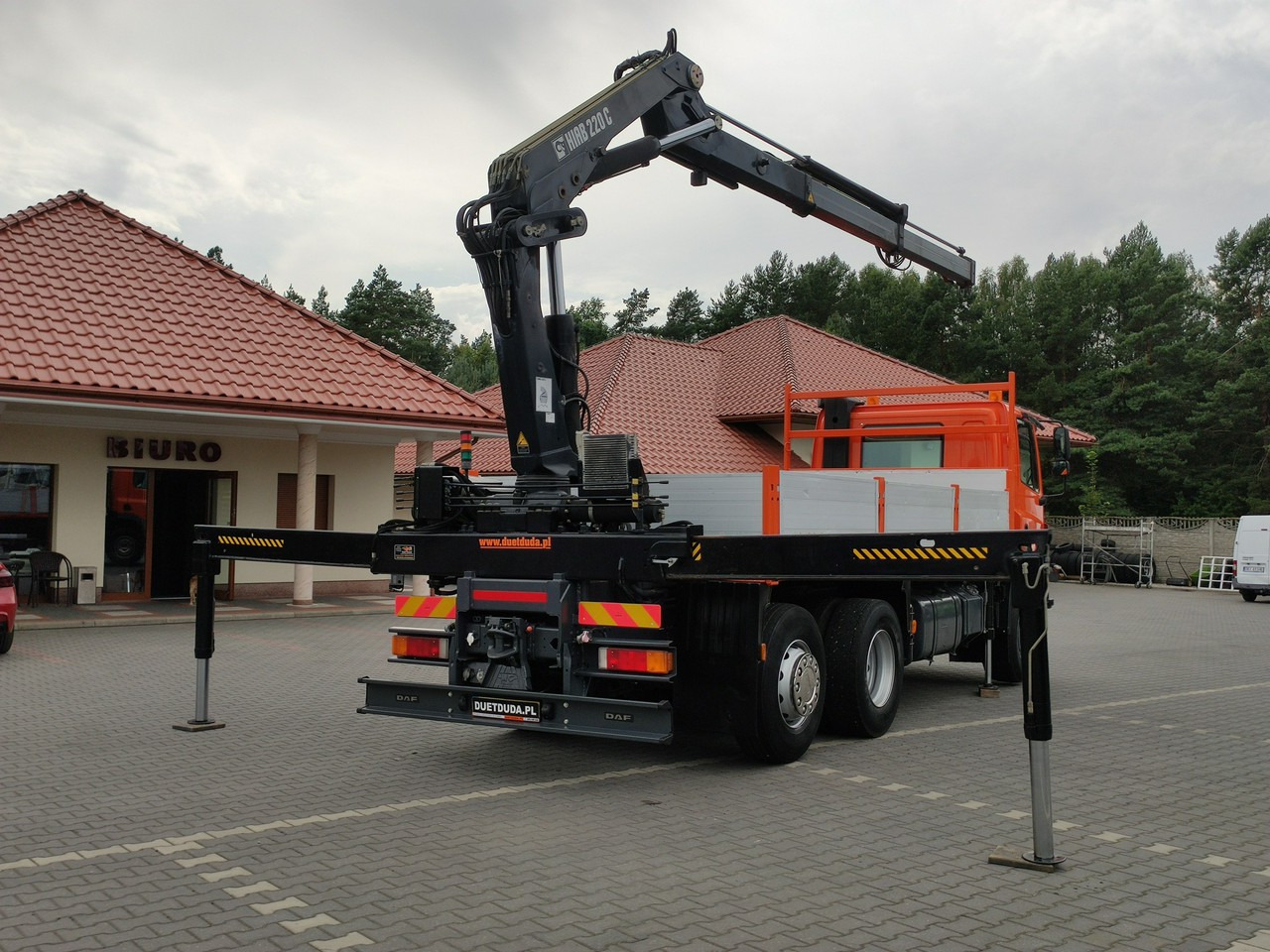 DAF CF 85.380 6x2 Oś Skrętna Skrzynia HDS HIAB 220C + Pilot - Camión caja abierta, Camión grúa: foto 5 DAF CF 85.380 6x2 Oś Skrętna Skrzynia HDS HIAB 220C + Pilot - Camión caja abierta, Camión grúa: foto 5