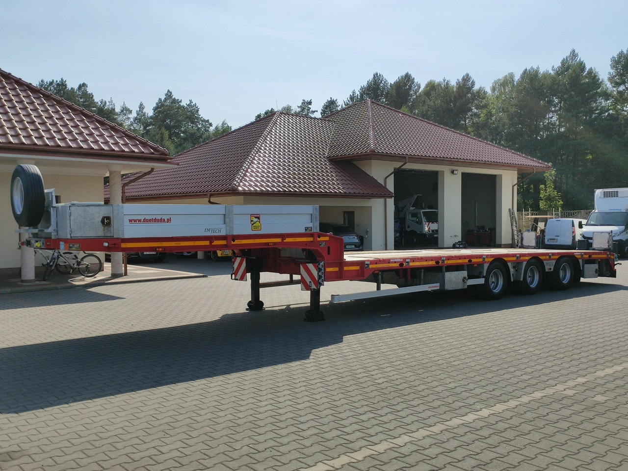 EMTECH Ład-33.3 tony 3osie Tylna oś skrętna Przednia Podnoszona - Semirremolque góndola rebajadas: foto 4 EMTECH Ład-33.3 tony 3osie Tylna oś skrętna Przednia Podnoszona - Semirremolque góndola rebajadas: foto 4