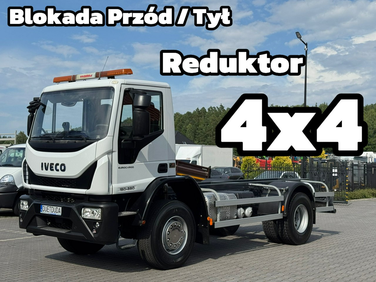 Iveco Eurocargo 150-280 Rama 550cm Napęd 4x4 Reduktor + Blokady - Camión chasis: foto 1 Iveco Eurocargo 150-280 Rama 550cm Napęd 4x4 Reduktor + Blokady - Camión chasis: foto 1