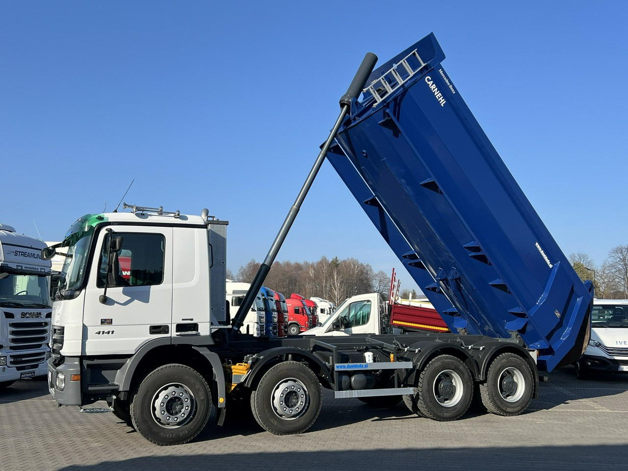 Mercedes Actros 4141 8x4 Wywrot CARNEHL Automat EPS Zadbany Super Stan - Camión volquete: foto 2 Mercedes Actros 4141 8x4 Wywrot CARNEHL Automat EPS Zadbany Super Stan - Camión volquete: foto 2