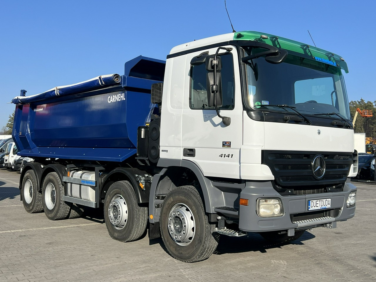 Mercedes Actros 4141 8x4 Wywrot CARNEHL Automat EPS Zadbany Super Stan - Camión volquete: foto 3 Mercedes Actros 4141 8x4 Wywrot CARNEHL Automat EPS Zadbany Super Stan - Camión volquete: foto 3