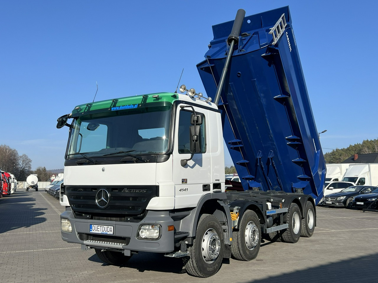 Mercedes Actros 4141 8x4 Wywrot CARNEHL Automat EPS Zadbany Super Stan - Camión volquete: foto 4 Mercedes Actros 4141 8x4 Wywrot CARNEHL Automat EPS Zadbany Super Stan - Camión volquete: foto 4