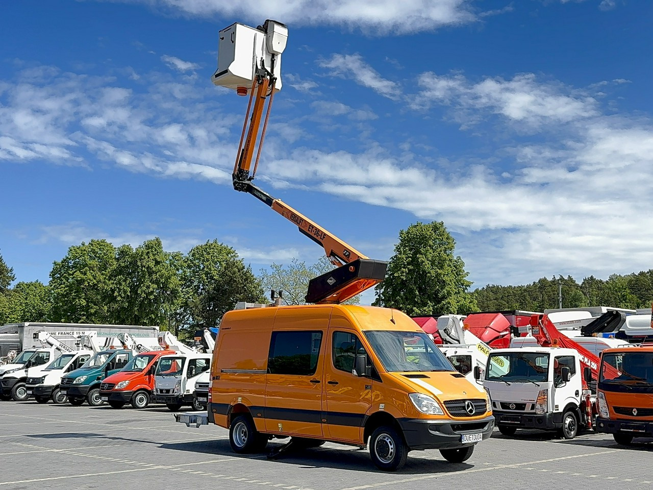 Mercedes Sprinter Zwyżka Podnośnik Koszowy VERSALIFT KLUBB ET-36-LF UDT - Camión con plataforma elevadora: foto 1 Mercedes Sprinter Zwyżka Podnośnik Koszowy VERSALIFT KLUBB ET-36-LF UDT - Camión con plataforma elevadora: foto 1